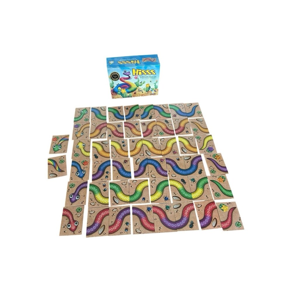 HISSS The Colorful Snake Making Tile Game 2006 NO RULES